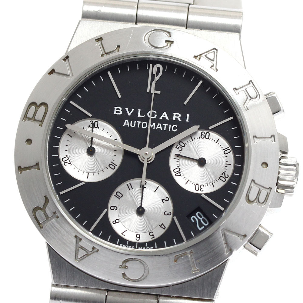 BVLGARI Diagono Sports CH35S Chronograph black Dial Automatic Men's Watch_889784