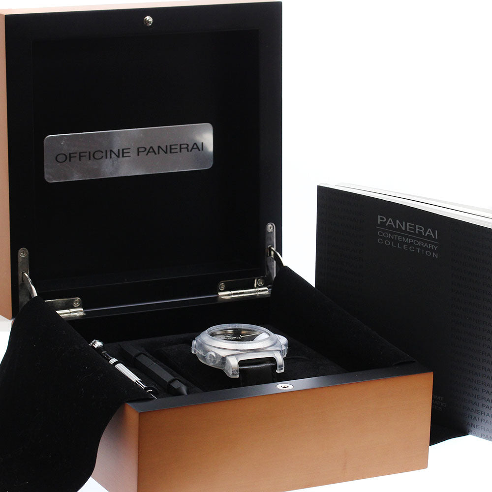 PANERAI Luminor 1950 PAM00321 3 Days GMT black Dial Automatic Men's Watch_889805