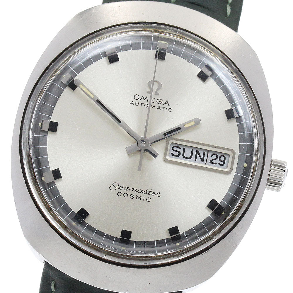 OMEGA Seamaster Cosmic 166.035 Day date Silver Dial Automatic Men's Watch_889816