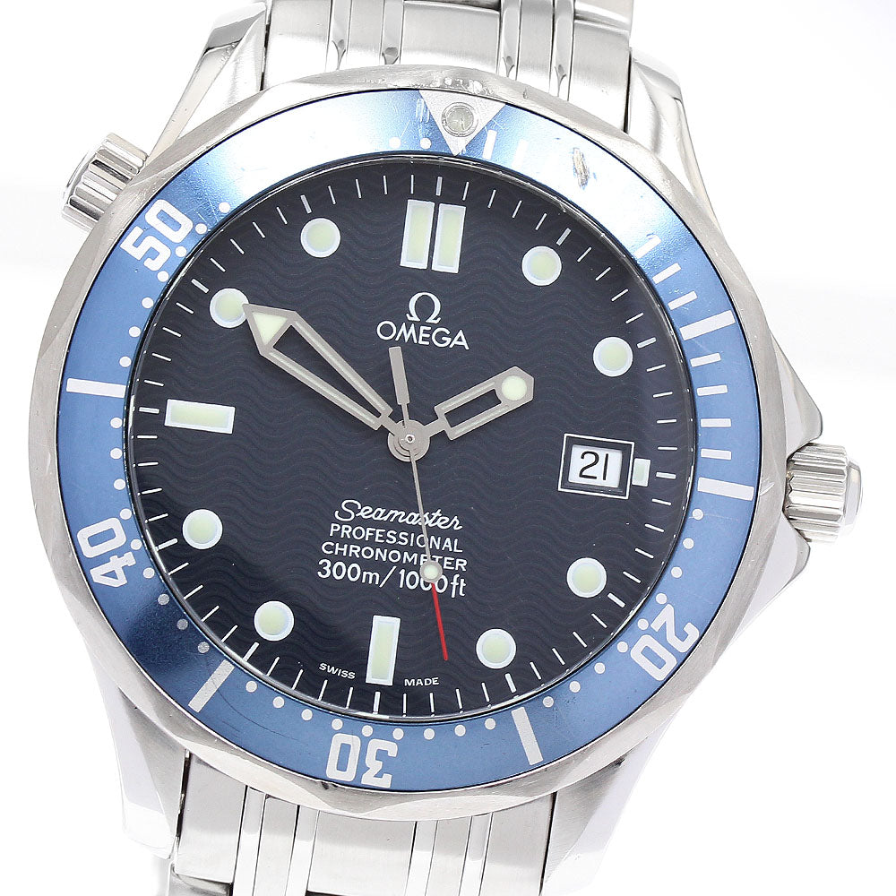 OMEGA Seamaster300 2531.80 Date Navy Dial Automatic Men's Watch_889817