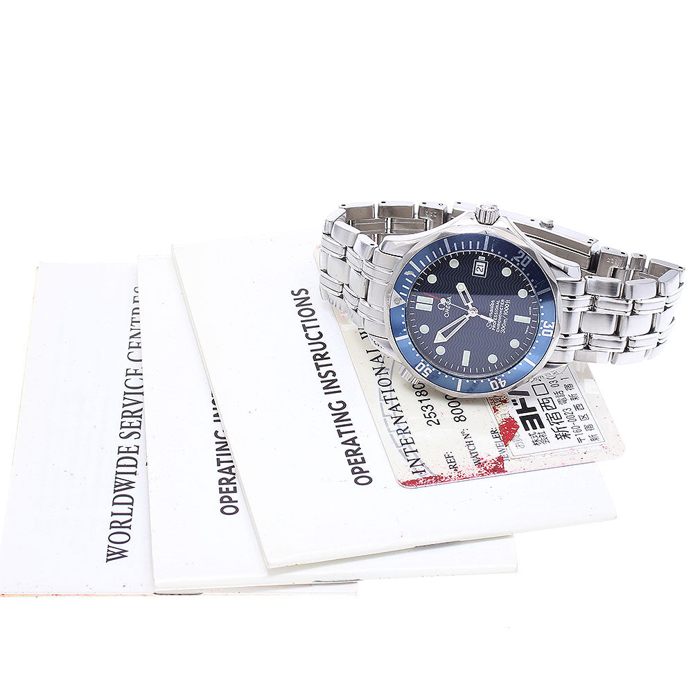OMEGA Seamaster300 2531.80 Date Navy Dial Automatic Men's Watch_889817