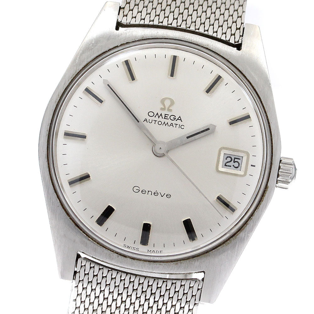 OMEGA Geneve 166.041 Cal.565 Date Silver Dial Automatic Men's Watch_889818