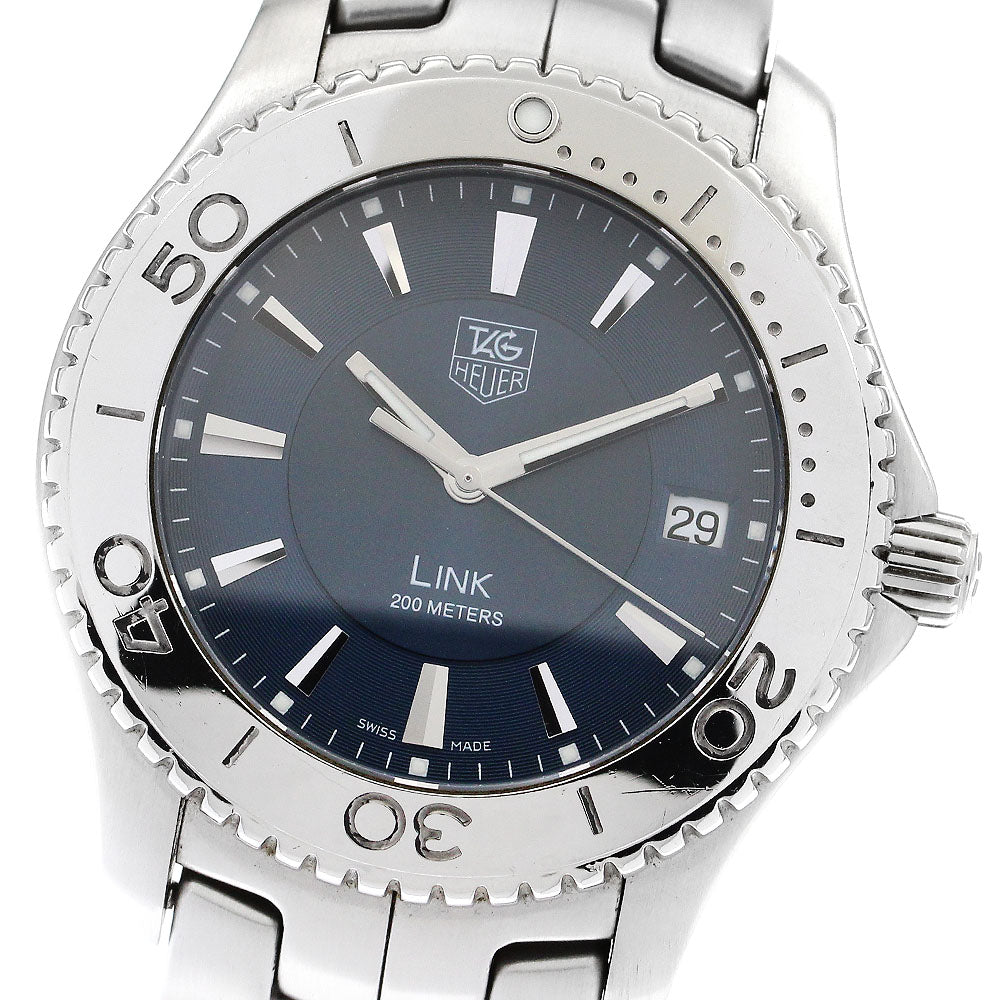 TAG HEUER Link WJ1112-0 Date Navy Dial Quartz Men's Watch_889819