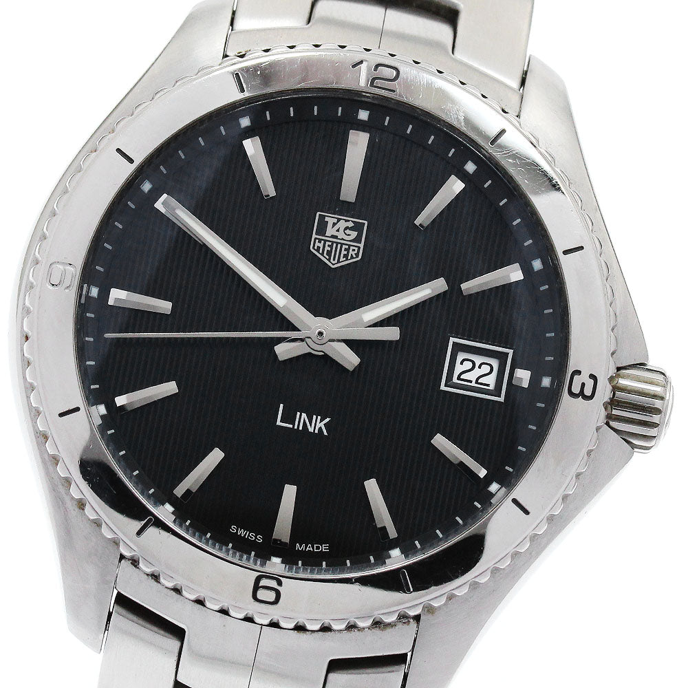 TAG HEUER Link WAT1110 Date black Dial Quartz Men's Watch_889824