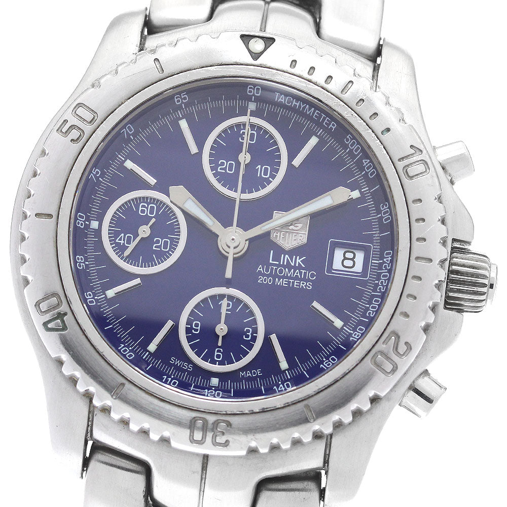 TAG HEUER Link CT2110 Chronograph Date Navy Dial Automatic Men's Watch_889825