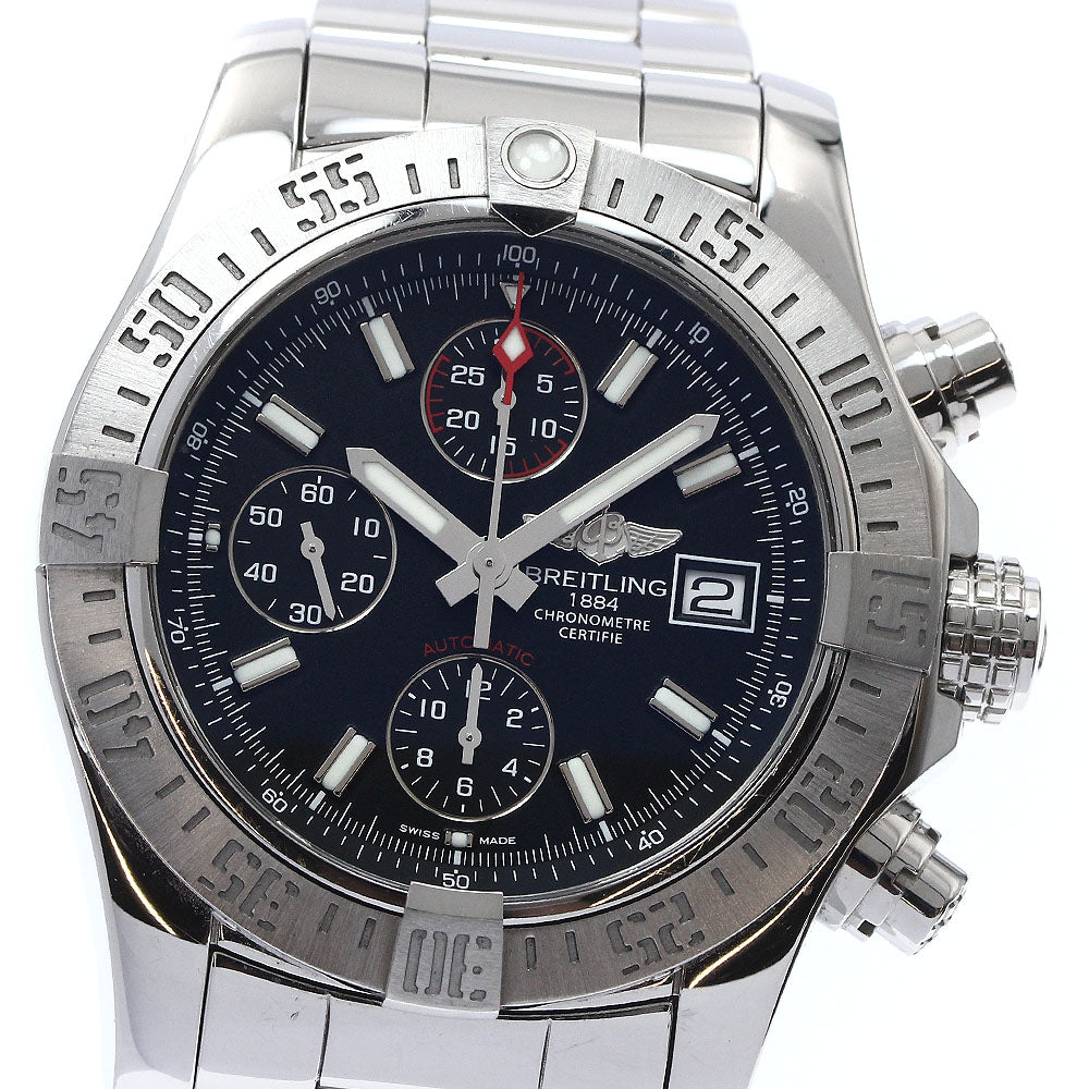 BREITLING Avenger II A13381 Chronograph black Dial Automatic Men's Watch_889832