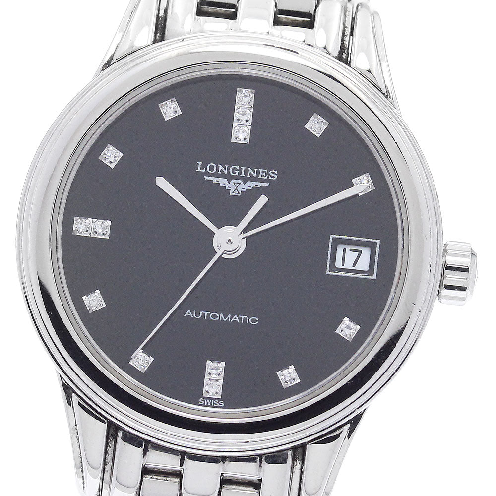 LONGINES Flagship L4.274.4 Diamond index black Dial Automatic Ladies_889842