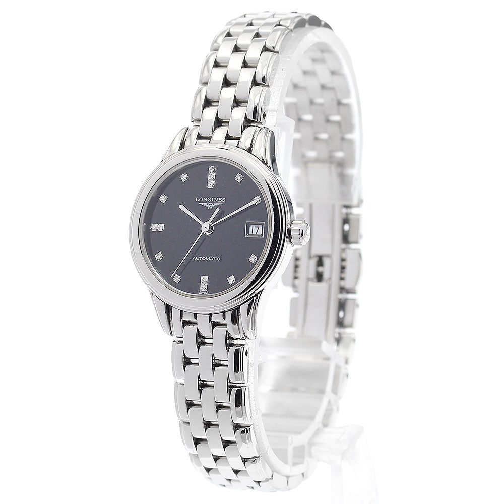 LONGINES Flagship L4.274.4 Diamond index black Dial Automatic Ladies_889842