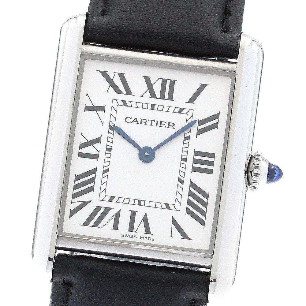 CARTIER tank mast LM WSTA0041 Silver Dial Quartz Men's Watch_889849