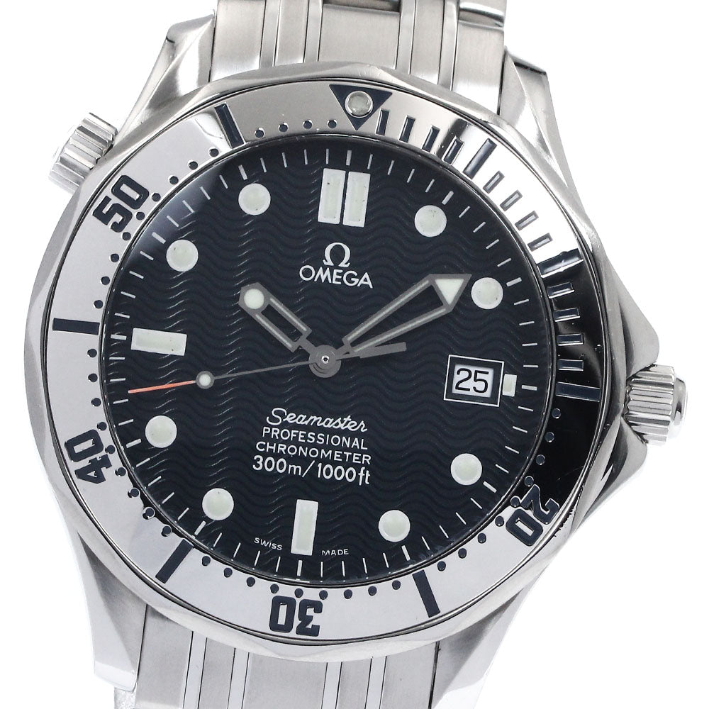 OMEGA Seamaster300 2532.80 Date Navy Dial Automatic Men's Watch_889853