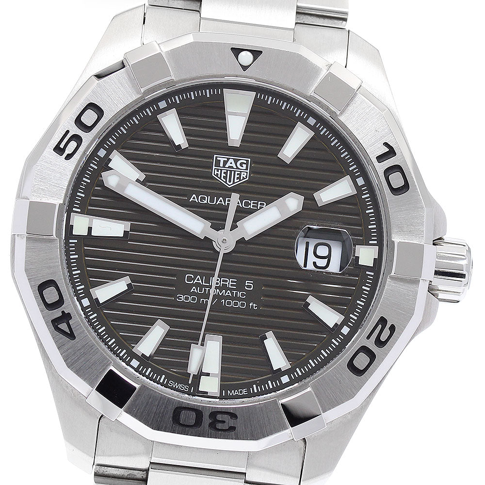 TAG HEUER Aqua racer WAY2018 Caliber 5 Brown Dial Automatic Men's Watch_889866