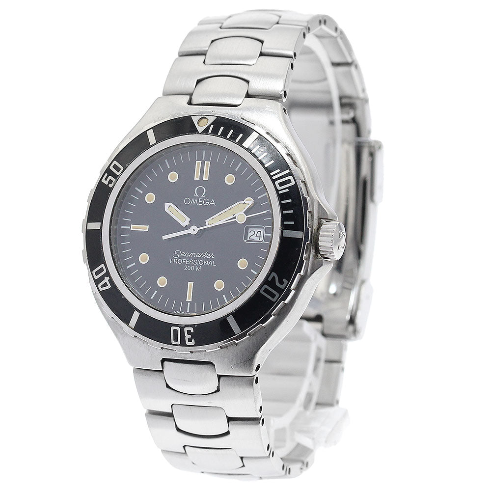 OMEGA Seamaster200 Date black Dial Quartz Men's Watch_889873
