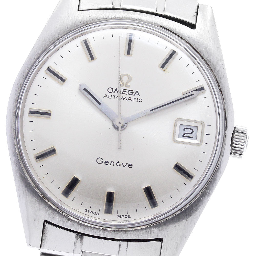 OMEGA Geneve 166.041 Date Cal.565 Silver Dial Automatic Men's Watch_889875