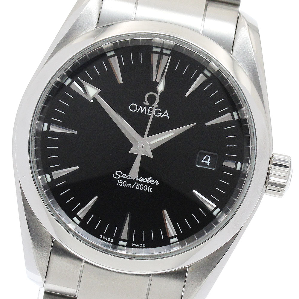 OMEGA Seamaster Aqua Terra 2518.50 Date black Dial Quartz Boy's Watch_886959