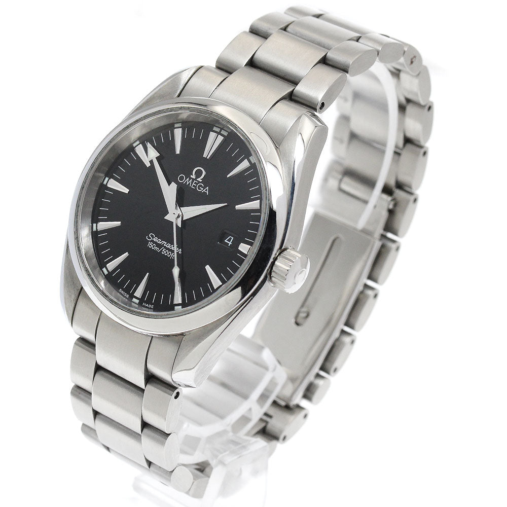 OMEGA Seamaster Aqua Terra 2518.50 Date black Dial Quartz Boy's Watch_886959