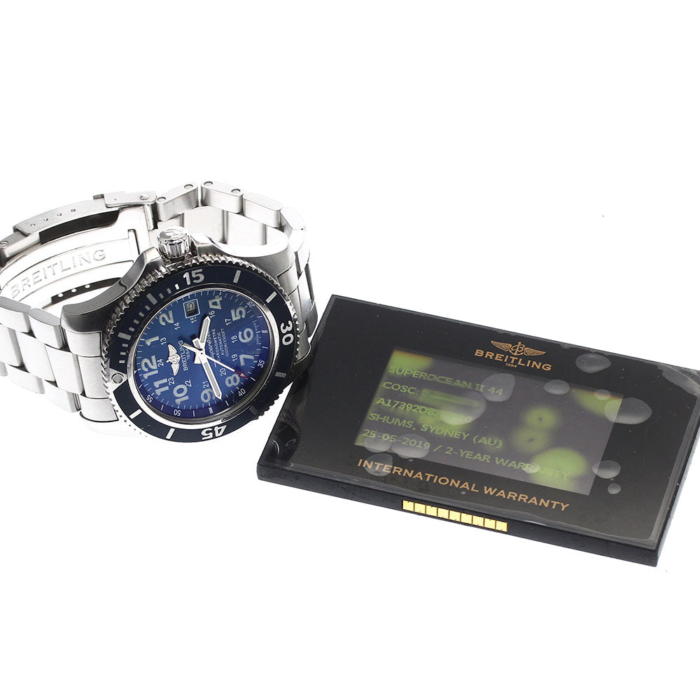 BREITLING Super Ocean II 44 A17392 Date blue Dial Automatic Men's Watch_890091