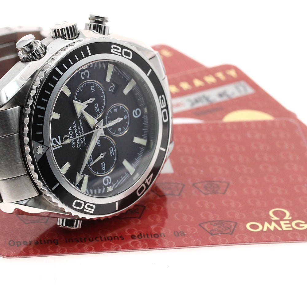 OMEGA Seamaster Planet Ocean 600M 2210.50 Date Chronograph AT Men's Watch_890095