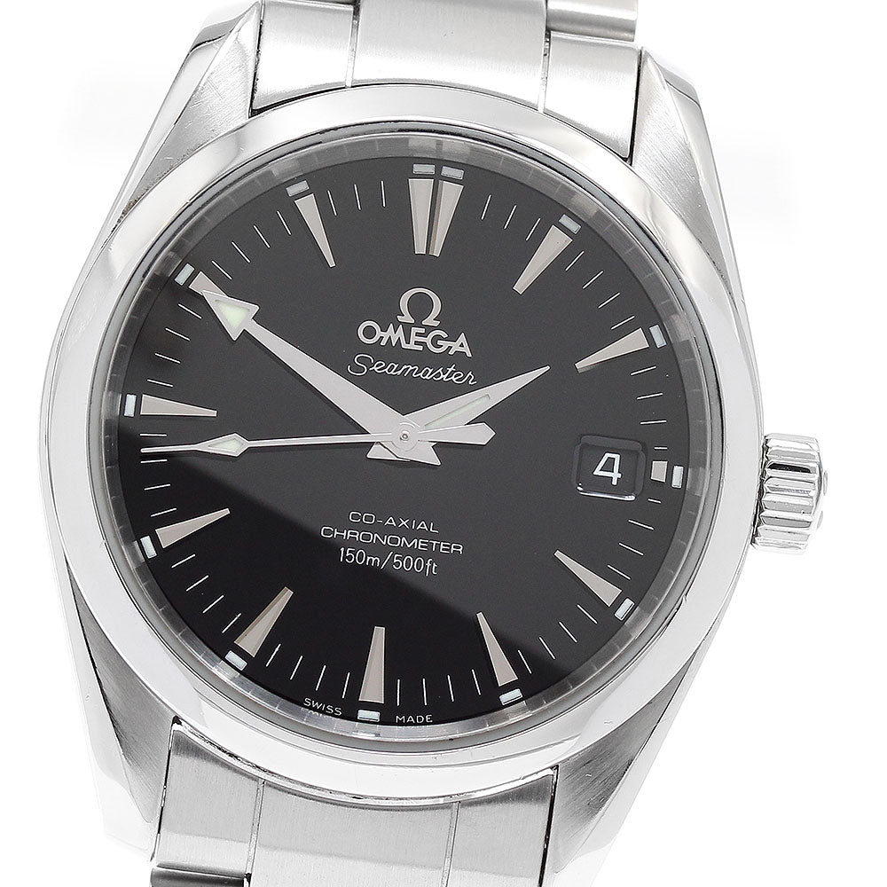 OMEGA Seamaster Aqua Terra 2504.50 Date Black Dial Automatic Boy's Watch_890121