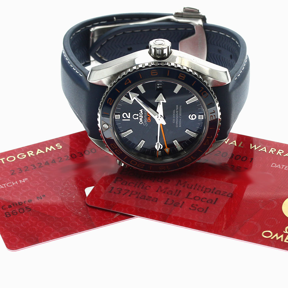 OMEGA Seamaster Planet Ocean Good Planet 232.32.44.22.03.001 GMT AT Men's_890139