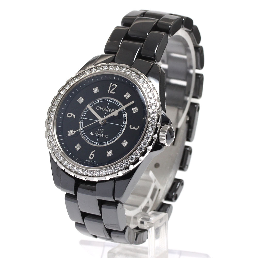 CHANEL J12 H3109 black ceramic diamond bezel Automatic Men's Watch_890148