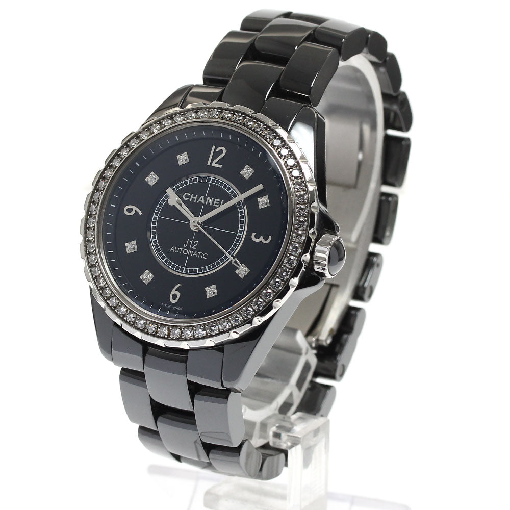 CHANEL J12 H3109 Black ceramic diamond bezel Automatic Men's Watch_890149