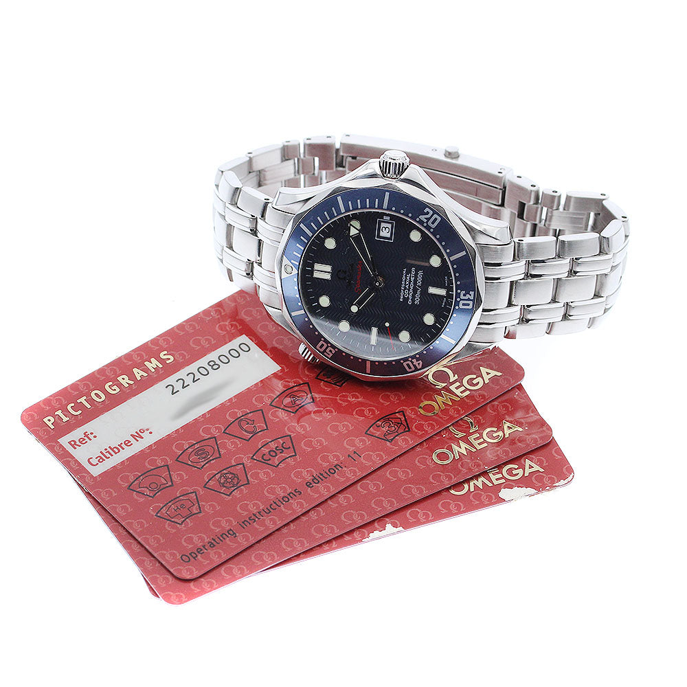 OMEGA Seamaster300 2220.80 Coaxial Navy Dial Automatic Men's Watch_890173