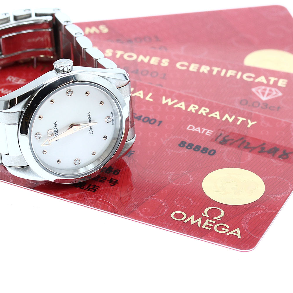 OMEGA Seamaster Aqua Terra 220.10.28.60.54.001 4P diamond Quartz Ladies_890188