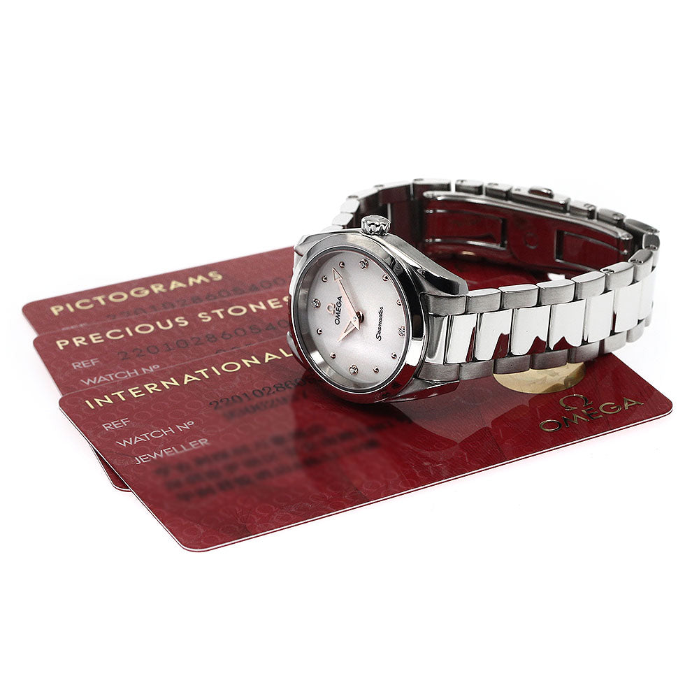 OMEGA Seamaster Aqua Terra 220.10.28.60.54.001 4P diamond Quartz Ladies_890190