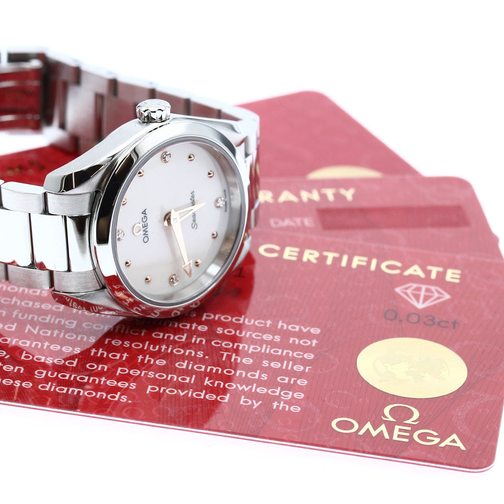 OMEGA Seamaster Aqua Terra 220.10.28.60.54.001 4P diamond Quartz Ladies_890194