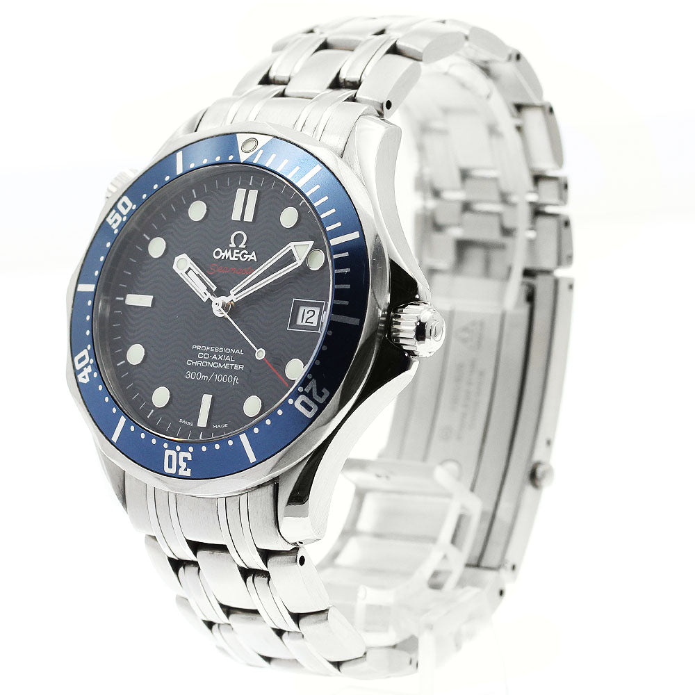 OMEGA Seamaster300 2220.80 Co-Axial Date Navy Dial Automatic Men's Watch_890196
