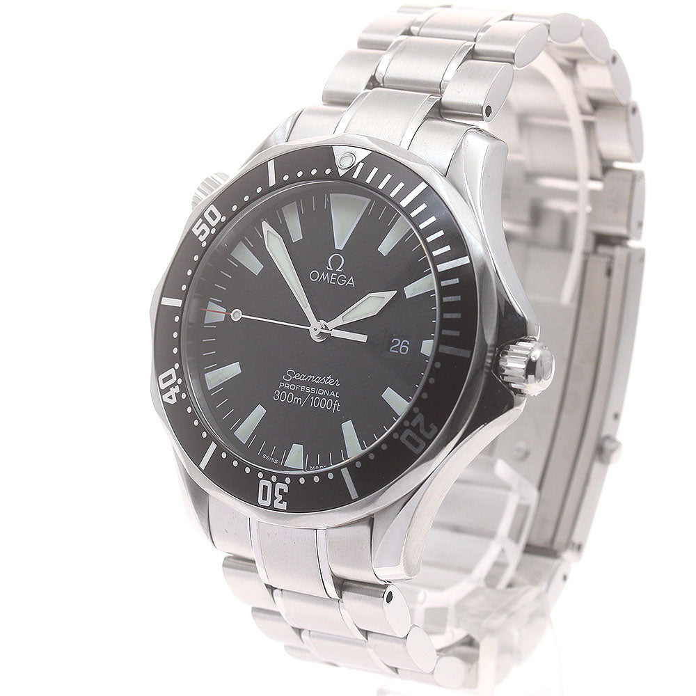 OMEGA Seamaster300 2264.50 Date black Dial Quartz Men's Watch_890203