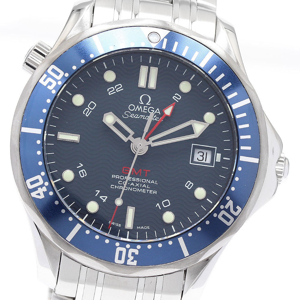 OMEGA Seamaster Pro Divers 300M 2535.80 GMT Navy Dial Automatic Men's_890204
