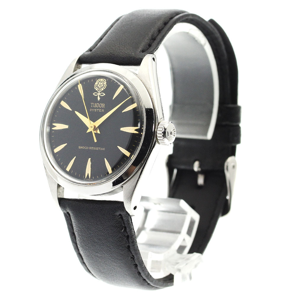 TUDOR Oyster 7934 black Dial Hand Winding Men's Watch_890238