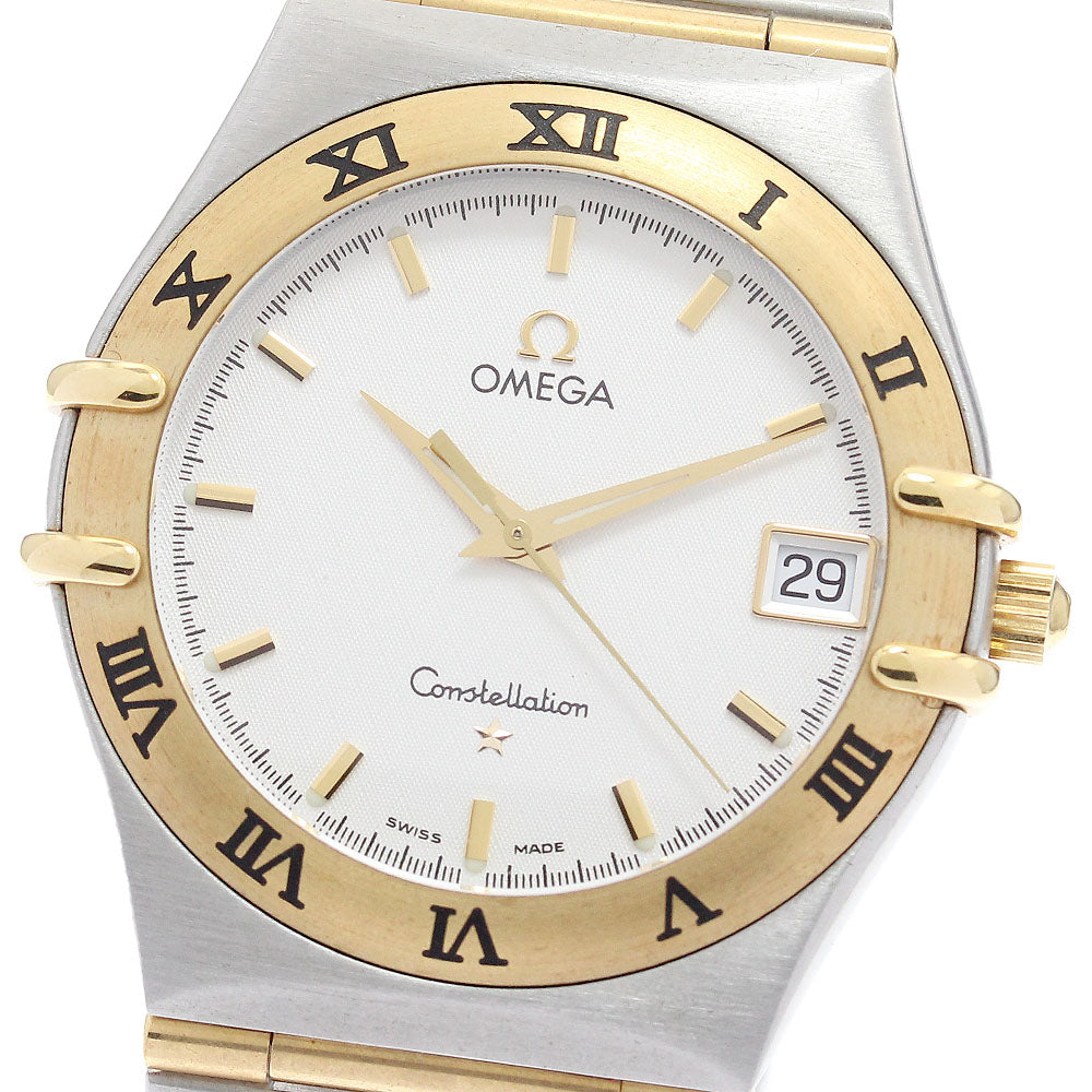 OMEGA Constellation 1212.30 YG bezel date full bar Quartz Men's Watch_890245
