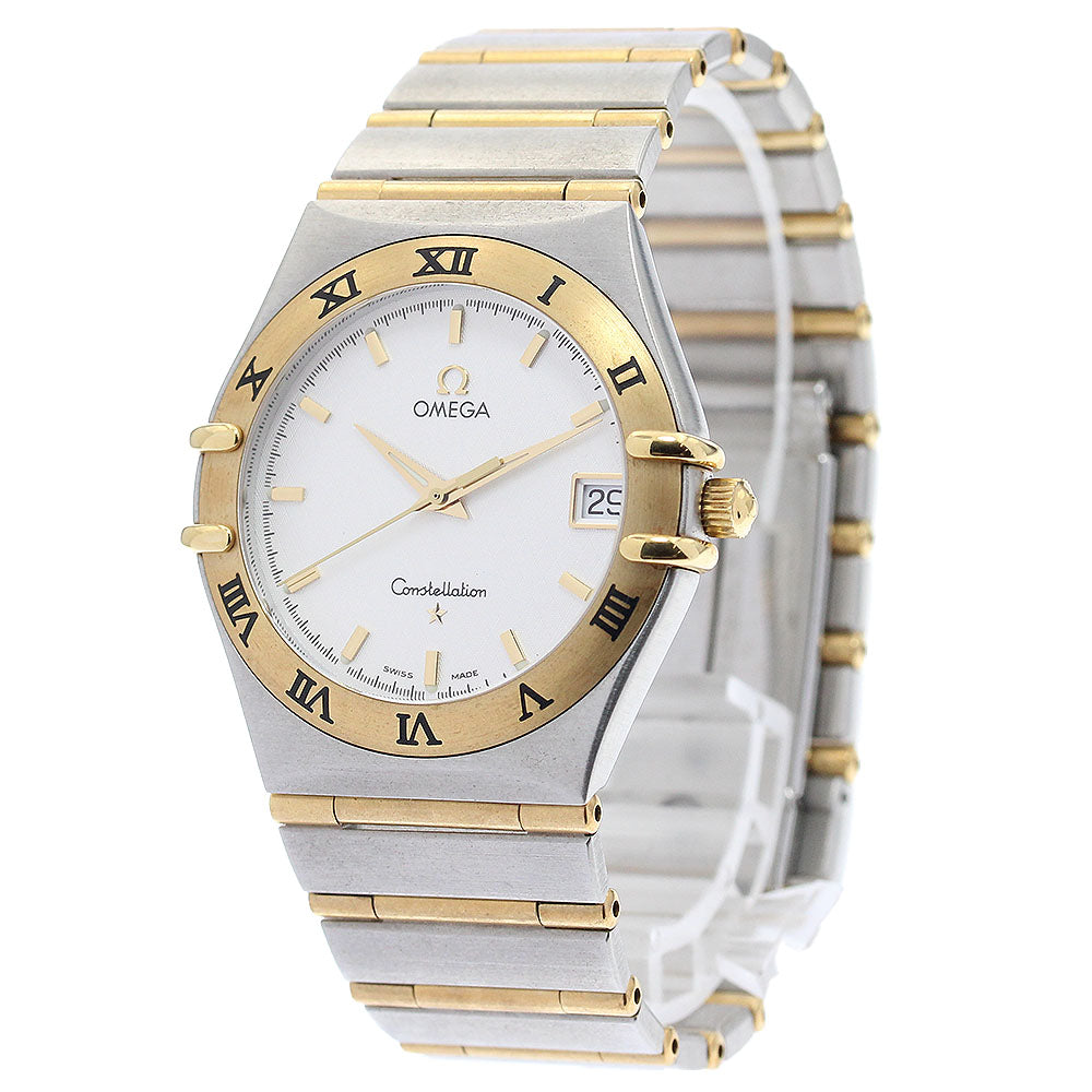 OMEGA Constellation 1212.30 YG bezel date full bar Quartz Men's Watch_890245