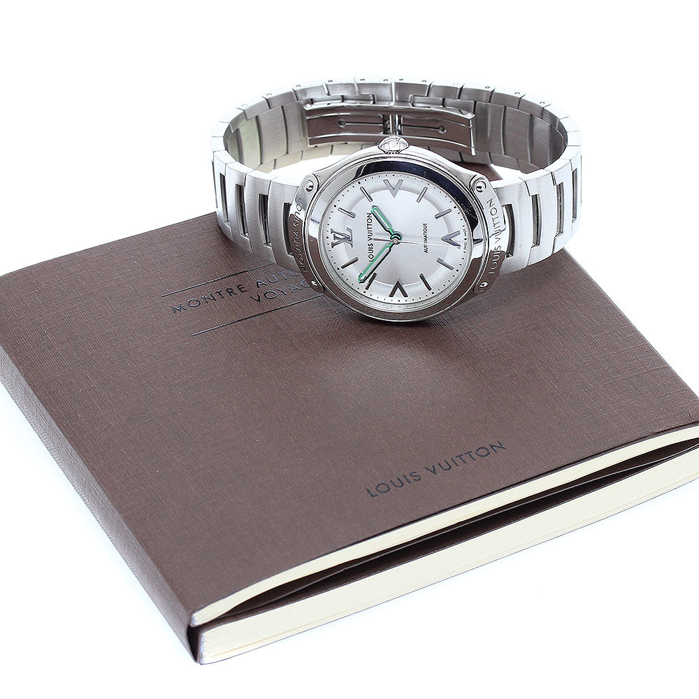 LOUIS VUITTON Fifty five Q6G20 Silver Dial Automatic Men's Watch_890279