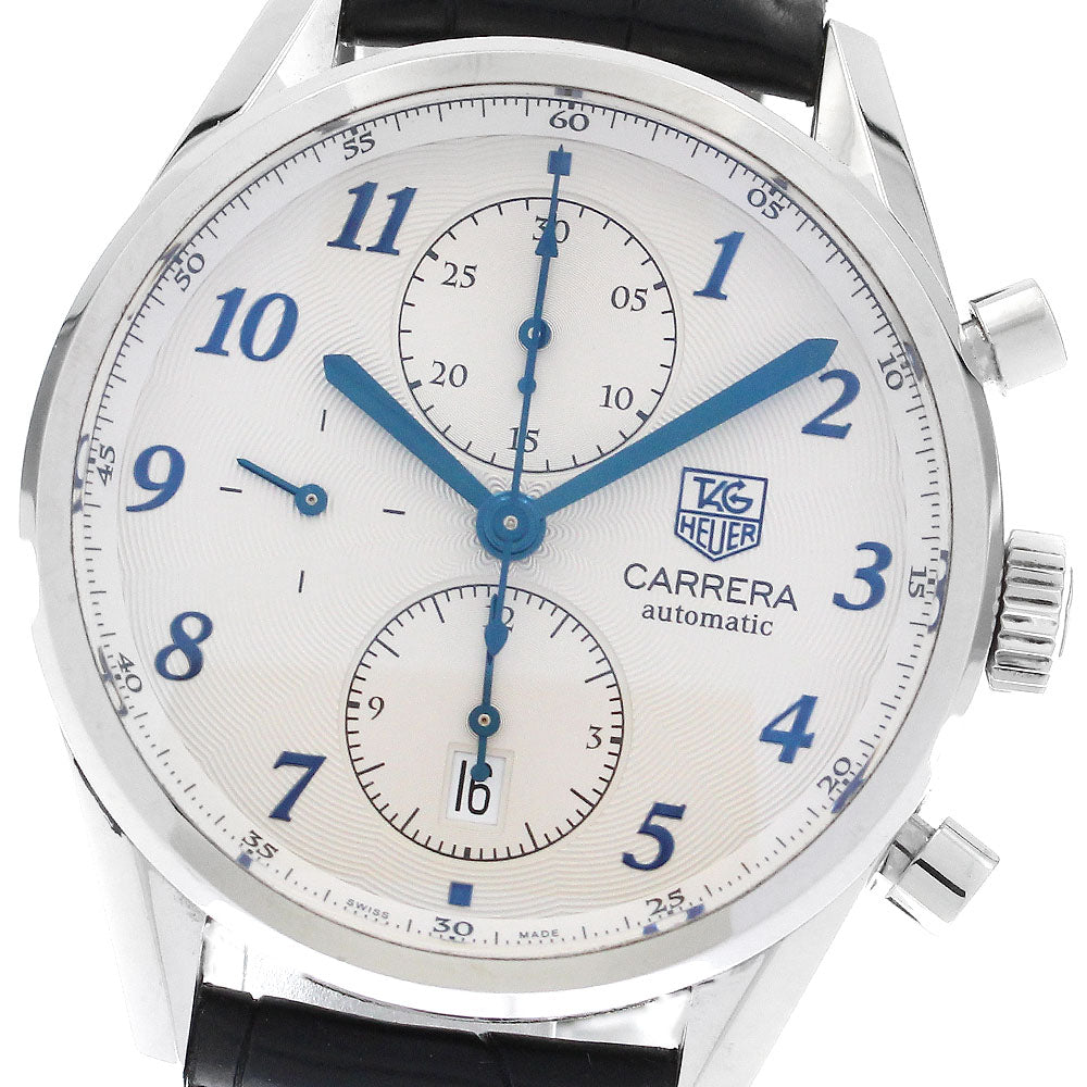 TAG HEUER Carrera Heritage Caliber 16 CAS2111 Chronograph Silver Dial Automatic Men's Watch_890290