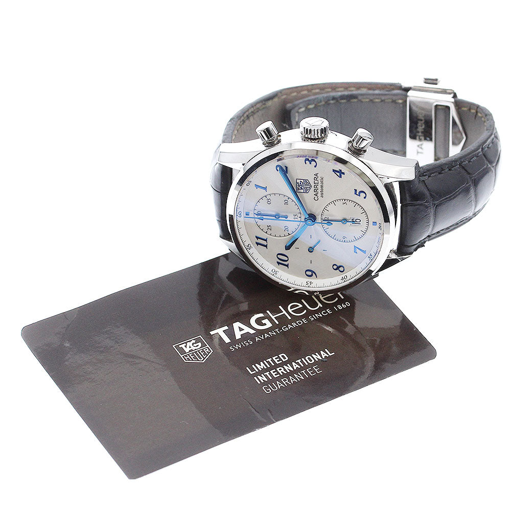 TAG HEUER Carrera Heritage Caliber 16 CAS2111 Chronograph Silver Dial Automatic Men's Watch_890290