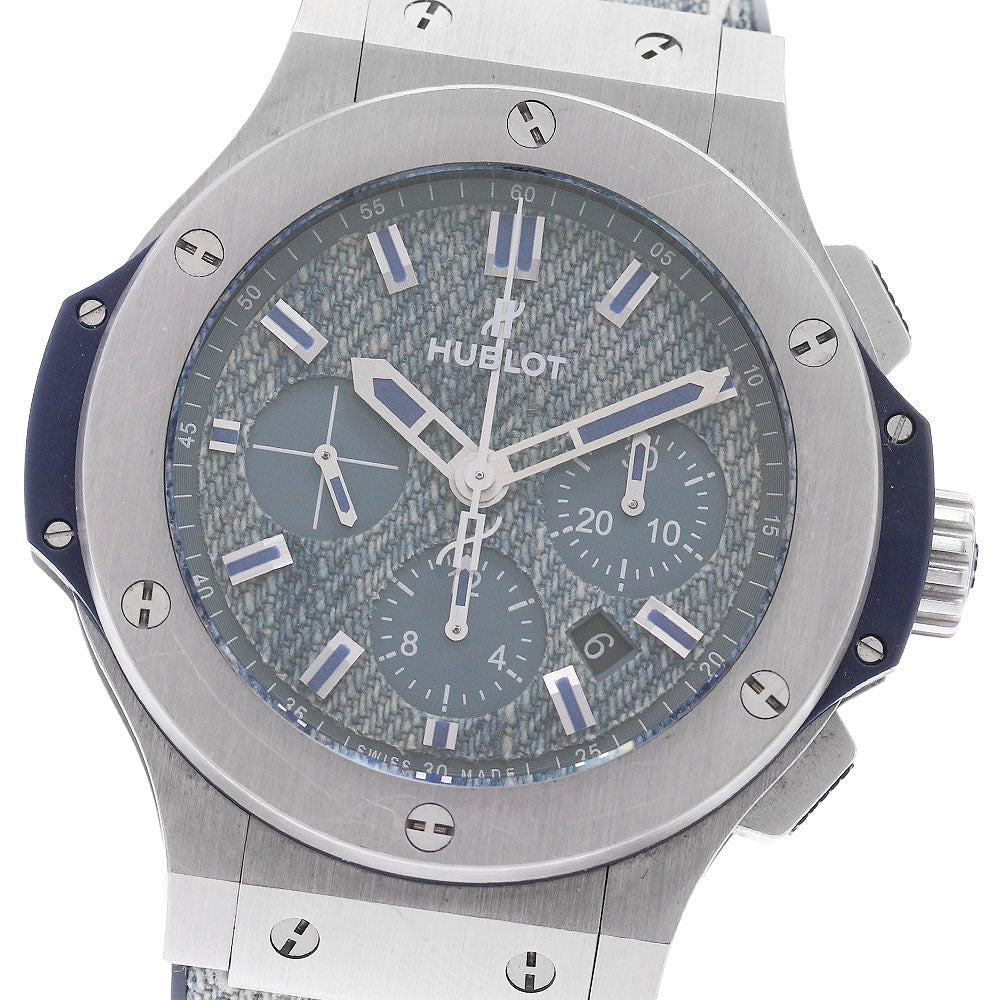 HUBLOT Bang jeans 301.SL.2770.NR.JEANS Chronograph Automatic Men's Watch_890291