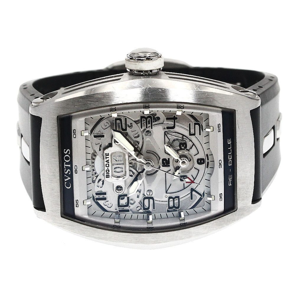 CVSTOS Liber Twin Time Date Silver Dial Automatic Men's Watch_890293