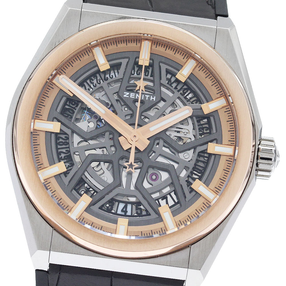 ZENITH Defy Classic 87.9001.670/79.R589 Date skeleton Dial Automatic Men's Watch_890299