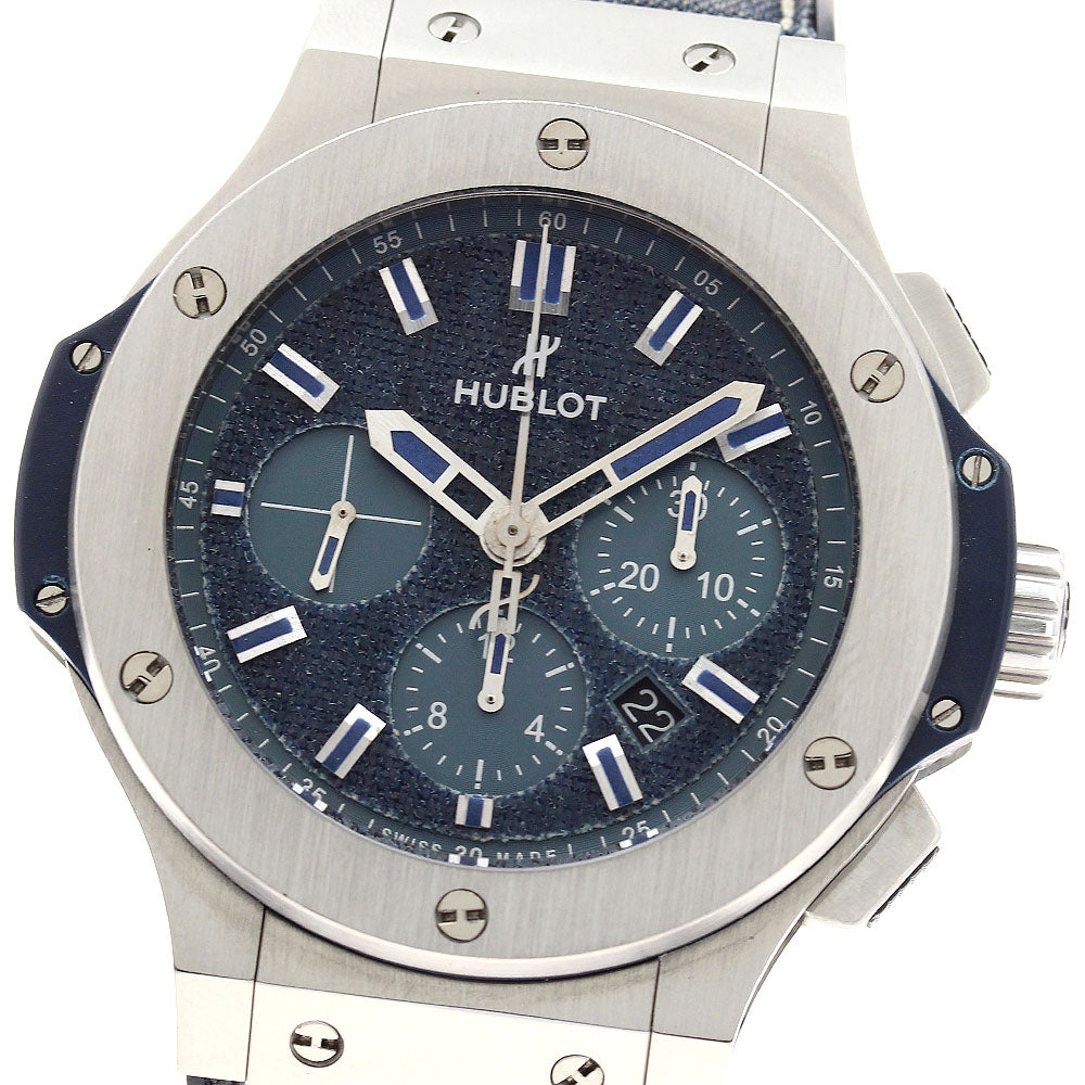 HUBLOT Big Bang Jeans Steel Blue Limited blue Dial Automatic Men's Watch_890304