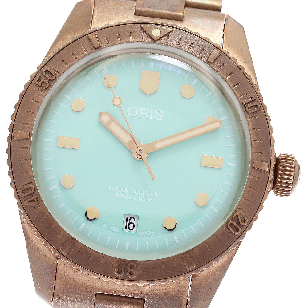 ORIS Divers 65 Cotton Candy 01 733 7771 3157 Date Automatic Men's Watch_890305