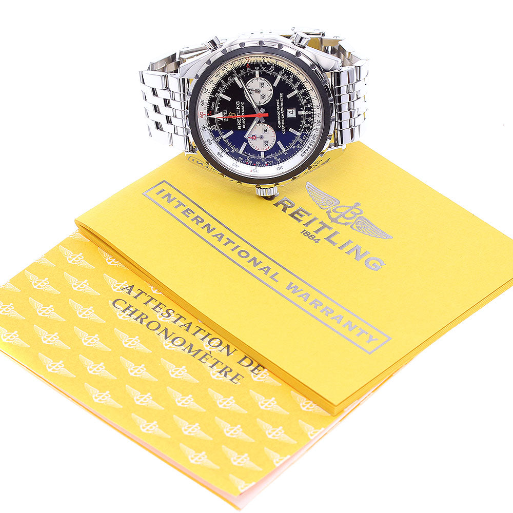 BREITLING Chronomatic A41360 Date black Dial Automatic Men's Watch_890309