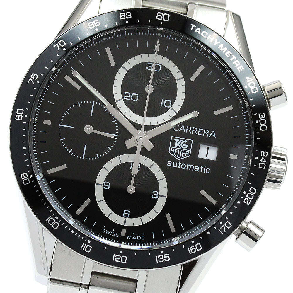 TAG HEUER Carrera CV2010 Chronograph Black Dial Automatic Men's Watch_890318