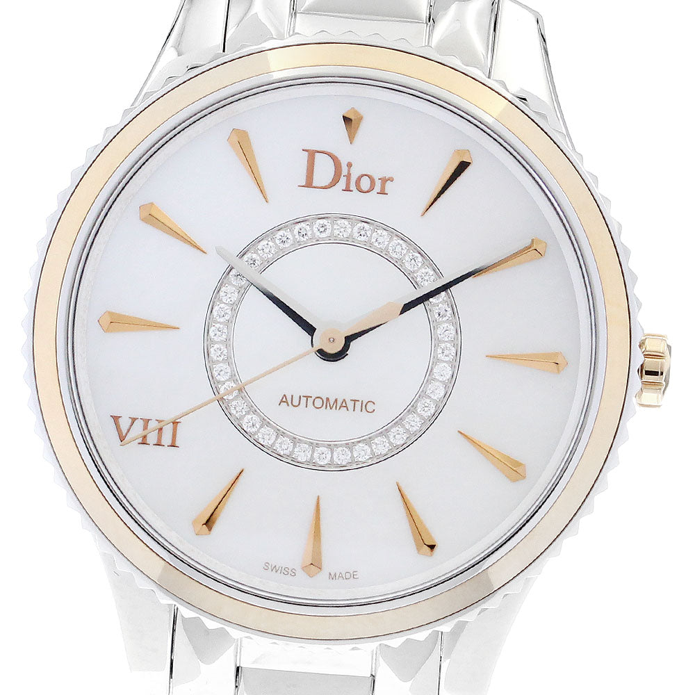 Christian Dior Uit Montagne CD153510 18K Yellow Gold White shell Dial Automatic Ladies Watch_890320
