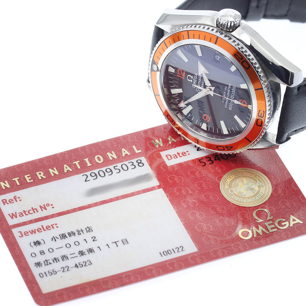 OMEGA Seamaster Planet Ocean 2909.50.38 chronometer Automatic Men's Watch_890340