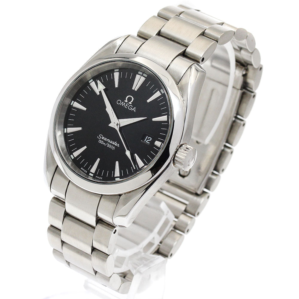 OMEGA Seamaster Aqua Terra 2518.50 Date black Dial Quartz Boy's Watch_890342