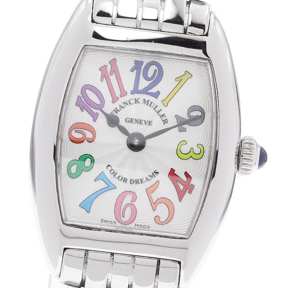 FRANCK MULLER Tonneau Carbex Petit Color Dream 2502QZCOLDRM Quartz Ladies_890343