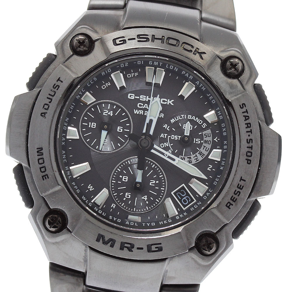 CASIO G shock MRG-7500BJ black Dial Solar Powered Radio Men's Watch_890363